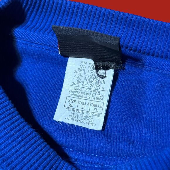 VTG Y2K Duke Blue Devils University College Sweatshirt NCAA Cotton Blend Size XL - Picture 4 of 7